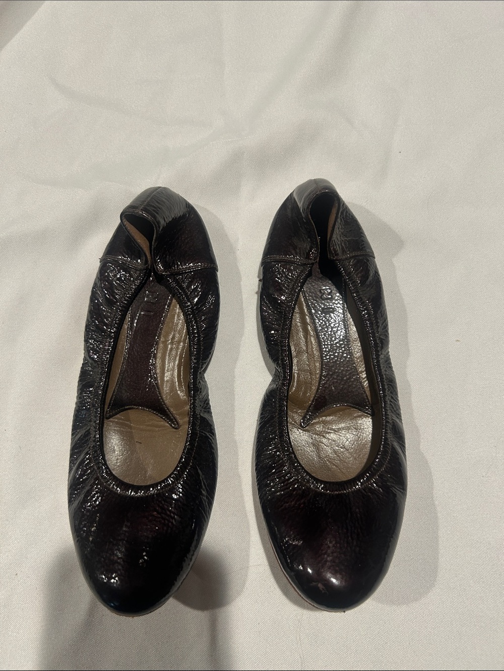 Marni Black Patent Leather Round-Toe Ballet Flats